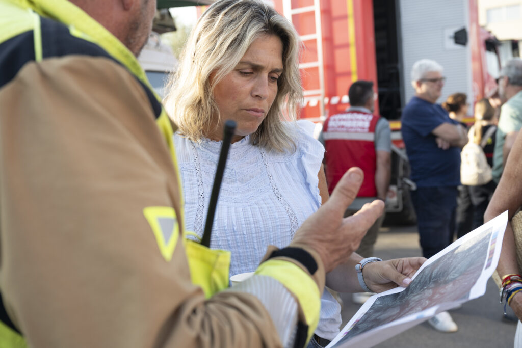 Marta Barrachina quinto día incendio la Vall d'Uixó