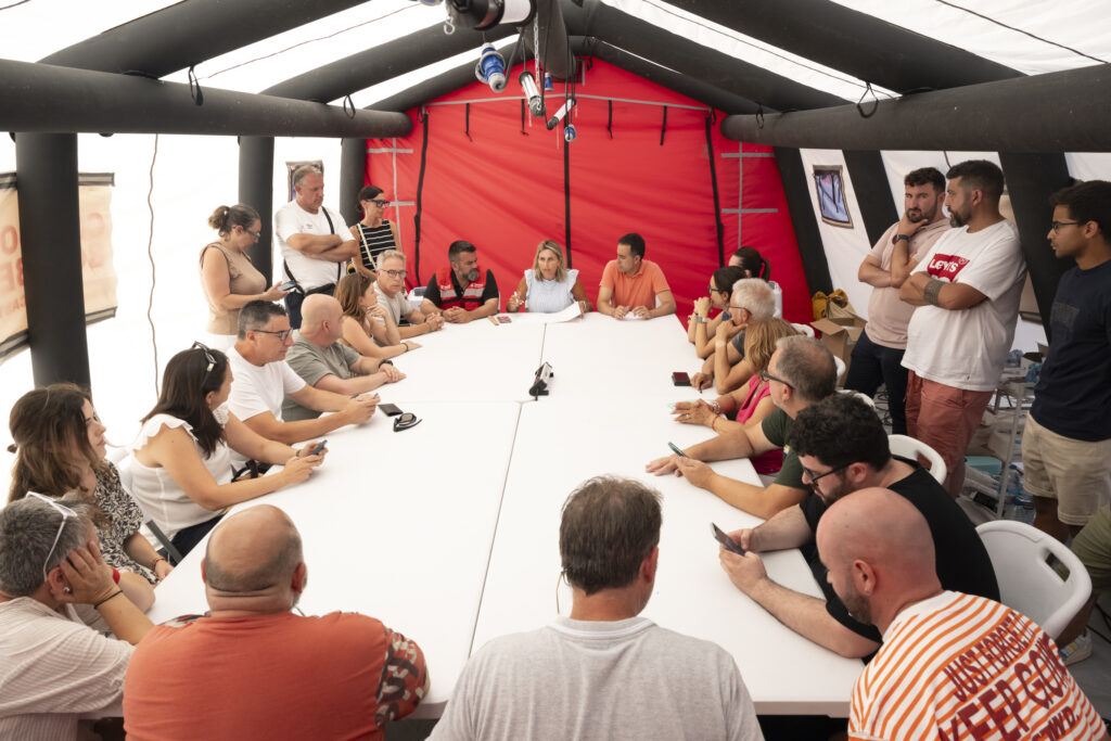 Marta Barrachina reunión con alcaldes línea catástrofes