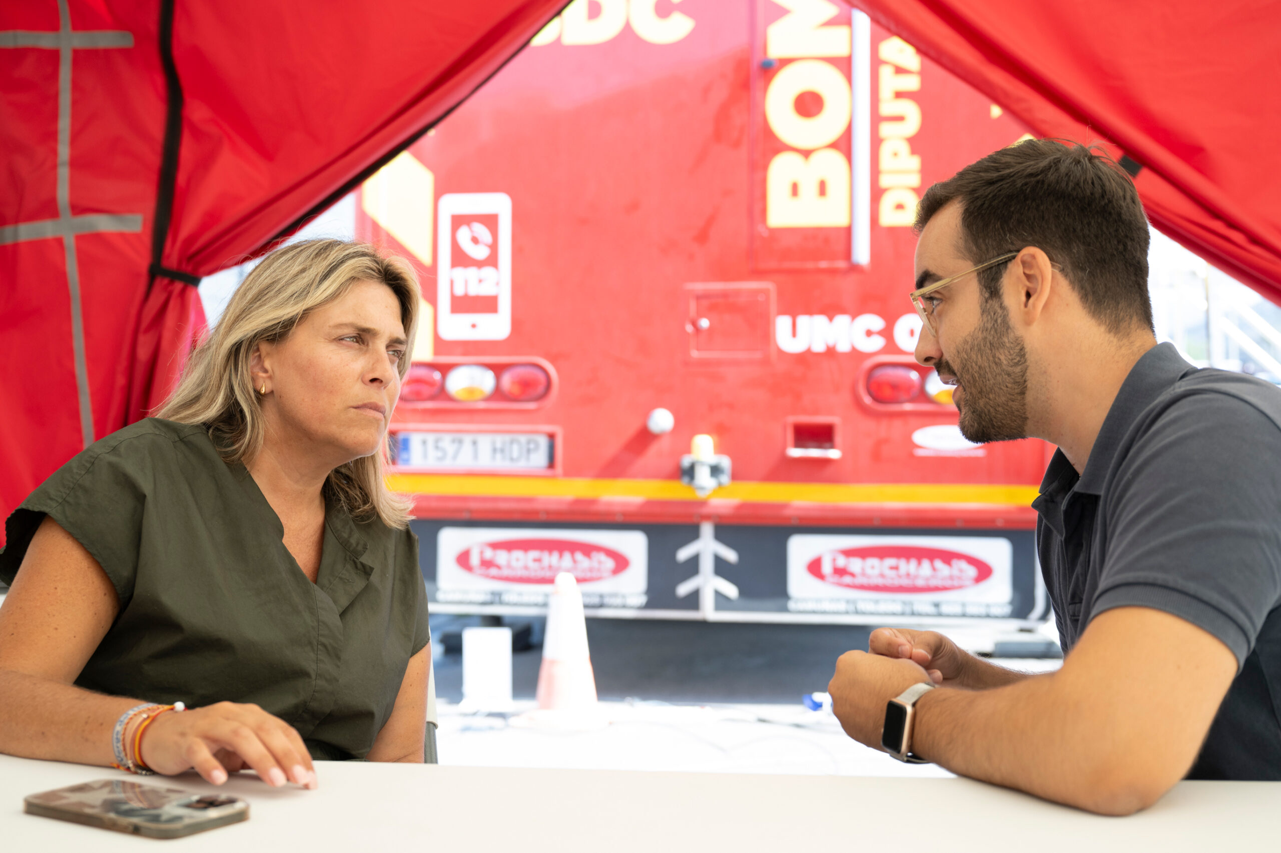 Marta Barrachina y Herminio Serra incendio la Vall d'Uixó