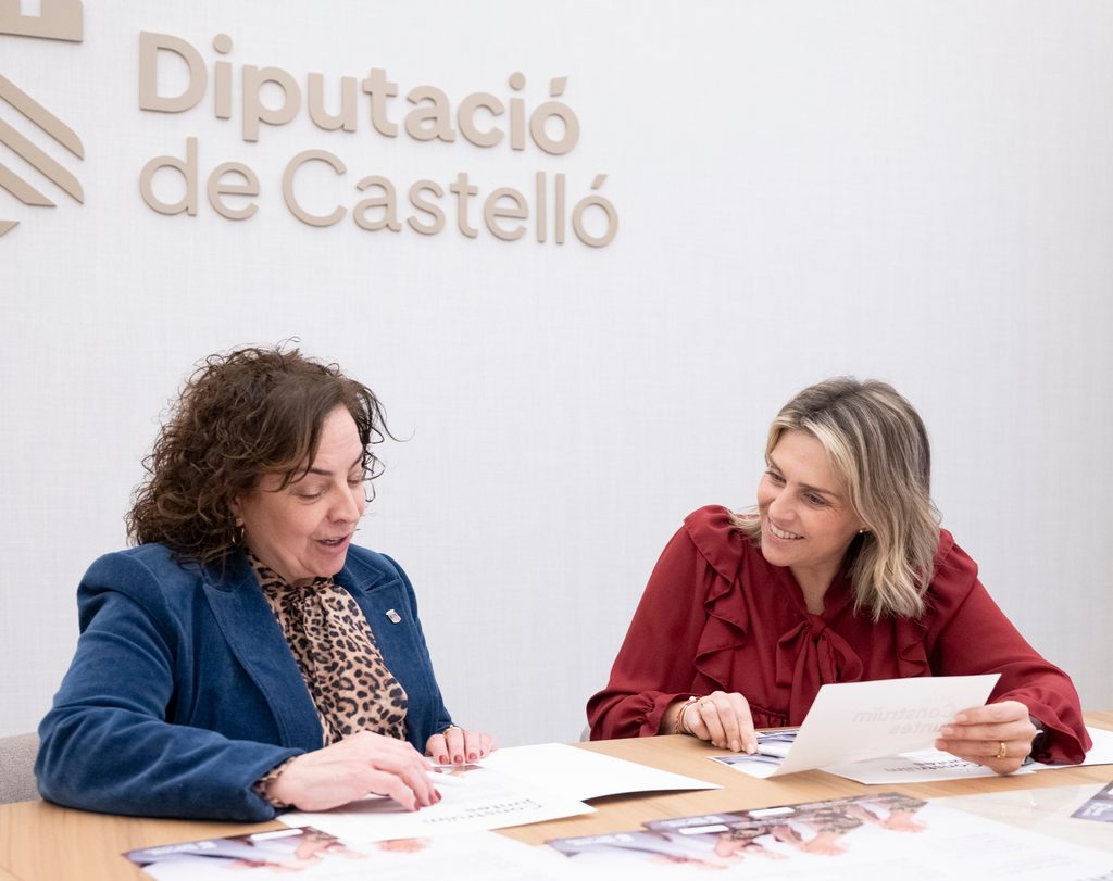 Presidenta Marta Barrachina y diputada Marisa Torlà