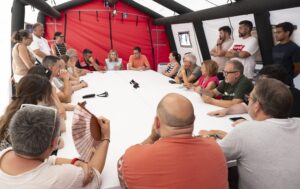 Reunion alcaldes incendio La Vall scaled